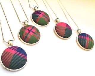 Tartan Pendant - Glasgow Tartan