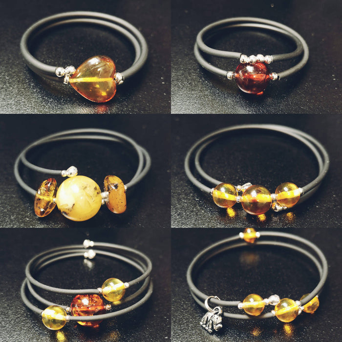 Amber Wrap Bangles