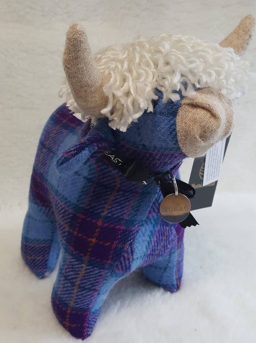 Harris Tweed Highland Cow Doorstop