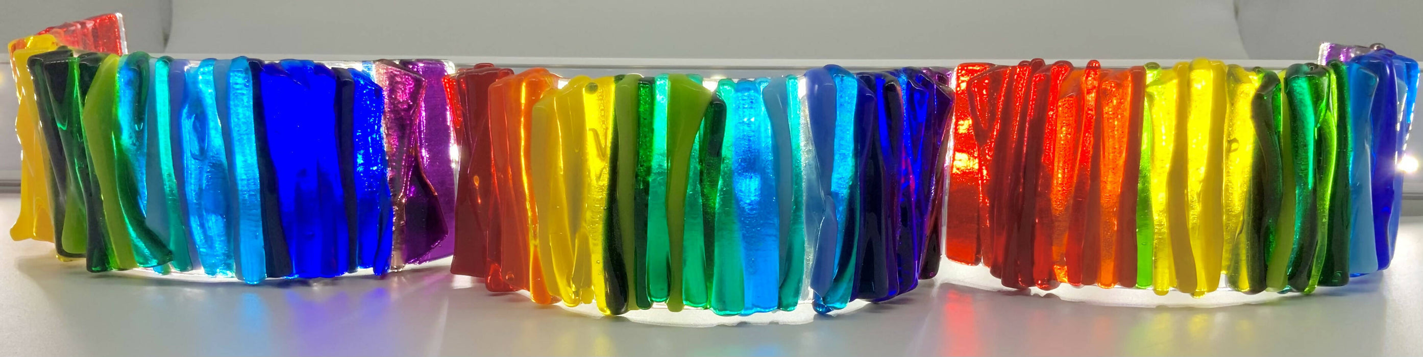 Orkney Fused Glass Rainbows