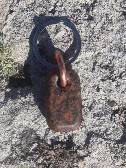 Scottish Granite Keyring - Small