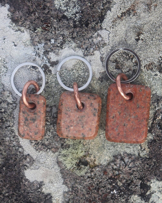 Scottish Granite Keyring - Small