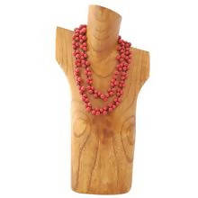 Handmade Acai Berry Seeds Long Necklace