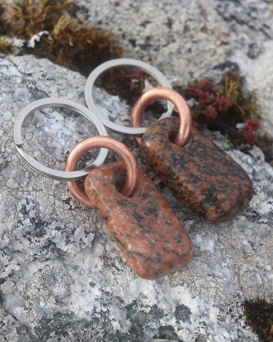 Scottish Granite Keyring - Small