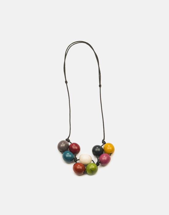 Handmade Tagua Nut Bolota Adjustable Necklace