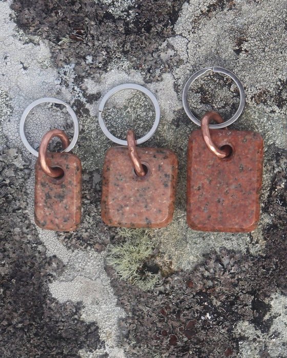 Scottish Granite Keyring - Large