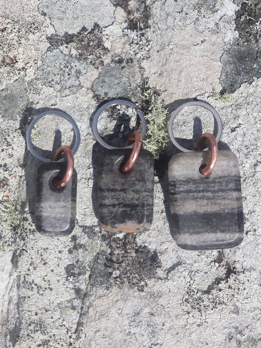 Lewisian gneiss Keyring - Small