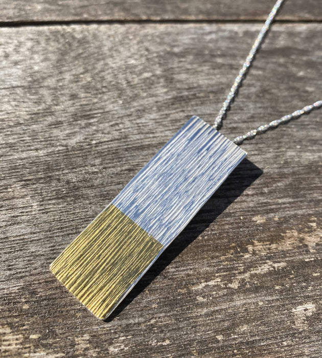 Silver 'Vert' Necklace