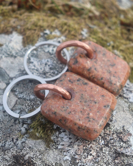 Scottish Granite Keyring - Medium