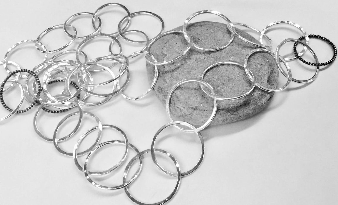 Silver Chain Bangle