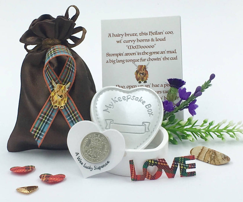 Highland Cow Keepsake Gift Set