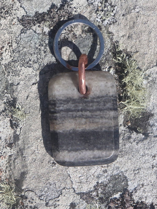 Lewisian Gneiss keyring - Large